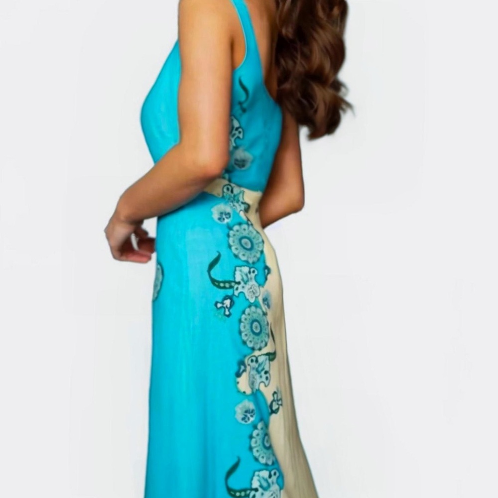 NWOT ANNA CATE Minnie Midi Dress Size XS in Coastal - Picture 11 of 11